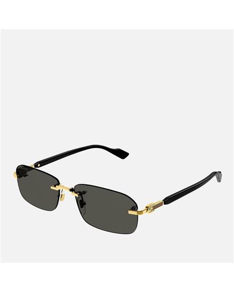 gucci rectangle sunglasses|Gucci square sunglasses unisex.